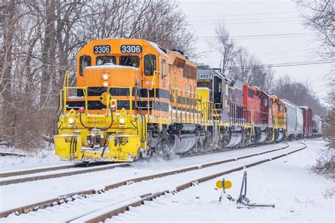 Kicking Up Snow at Blacklick | Ohio Central's transfer run t… | Flickr