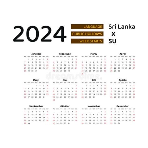 2024 Holiday Calendar Sri Lanka Printable 2024 - Dede Monica