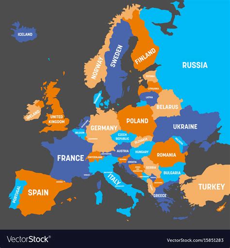 Europe Map To Color