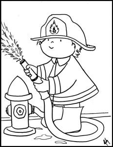 11 printable firefighter coloring pages - Print Color Craft