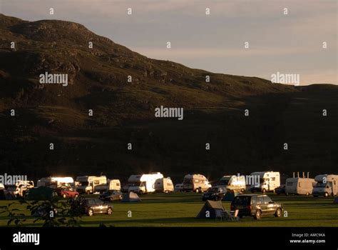 Campsite Ullapool Scotland Stock Photo - Alamy