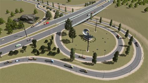 Futuristic Highway Intersection Design