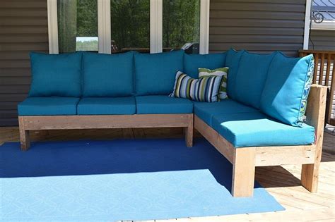 How to build a diy outdoor sectional couch – Artofit