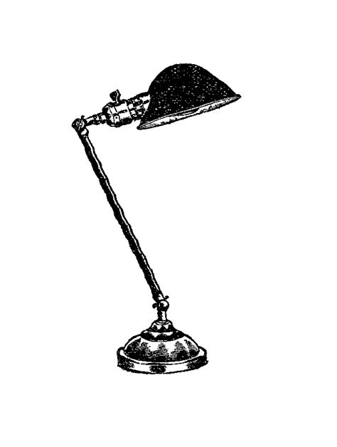 Digital Stamp Design: Free Lamp Digital Stamp: Portable Desk Lamp ...