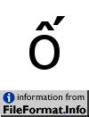 Unicode Character 'LATIN SMALL LETTER O WITH CIRCUMFLEX AND ACUTE' (U+1ED1)