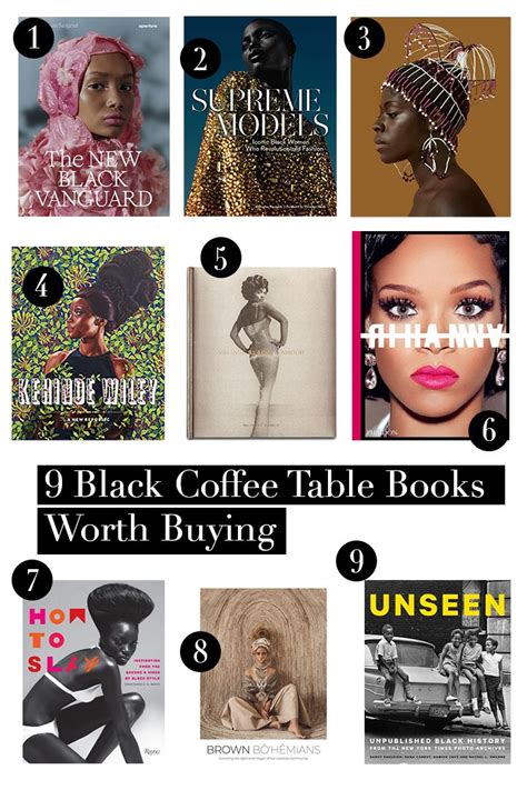 9 Black Coffee Table Books Worth Buying in 2023 | Coffee table books ...