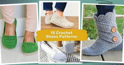 Crochet Shoes: 15 Creative, Stylish and Varied Patterns