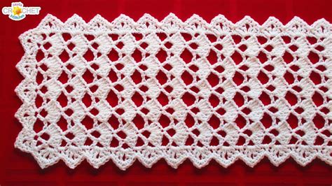 Festive Table Runner Crochet Pattern- Looks Fancy, Easy Pattern! - YouTube