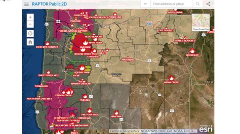 Interactive map shows current Oregon wildfires and evacuation zones