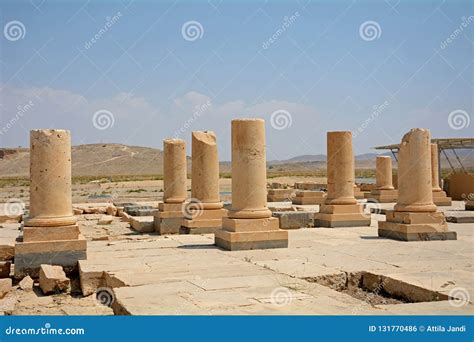 Palace Ruins, Pasargadae, Iran Stock Photo - Image of persepolis ...