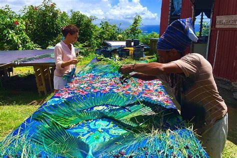 2024 Learn the Traditional Seychelles Art of Sun Printing with Local Textile Designer