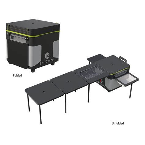 Portable Camping Kitchen BBQ Grill Model EC 2.0-B - Intercamp Outdoor