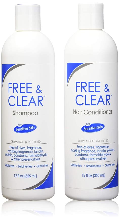 Free & Clear Set, includes Shampoo-12 Oz and Conditioner-12 Oz - One each.: Amazon.co.uk ...