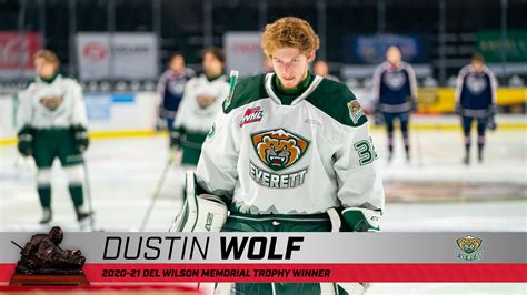 WHL Award Winners - Dustin Wolf - Western Hockey League