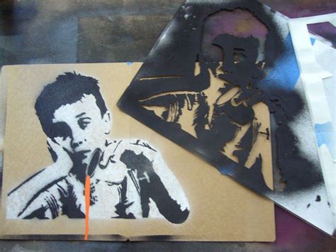 Creating Complex Spraypaint Stencils by Hand | Stencil street art ...