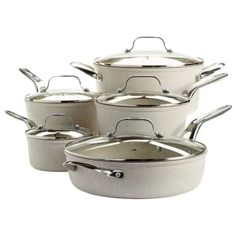 Heritage The Rock Ceramic Cookware Set, 10-pc | Canadian Tire