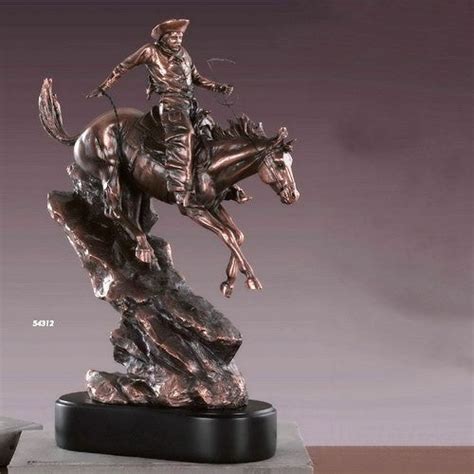 Western Cowboy & Horse Sculpture 54312 | Free Shipping – Wild West Living