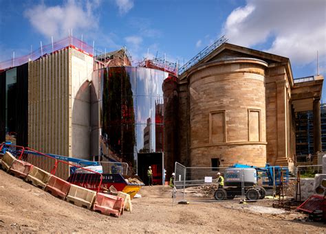 Major milestone as Paisley Museum’s new entrance brings colour to site ...