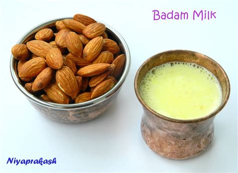 Niya's World: Badam Milk / Almond Milk