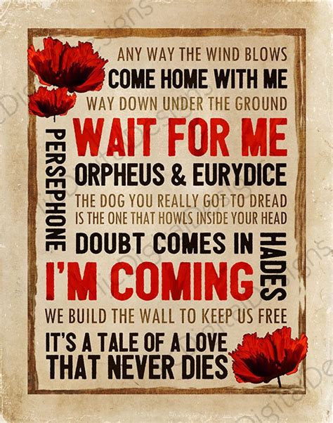 Any Way the Wind Blows Art Print Hadestown Musical Orpheus Eurydice Fanart Love Home Décor Home ...