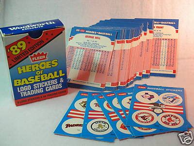 The Fleer Sticker Project: 1989 Fleer Baseball Stickers