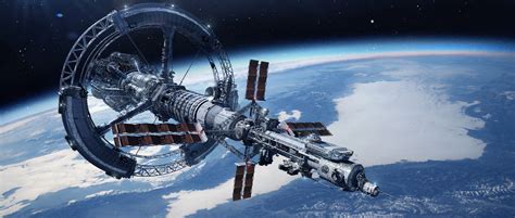 Download Space Orbit Sci Fi Space Station Art