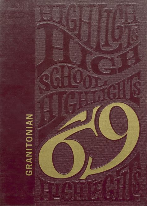 1969 yearbook from Granite High School from Philipsburg, Montana for sale