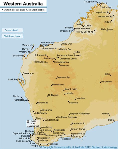 Weather Map For Western Australia - Fawnia Susanetta