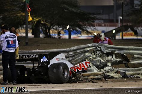 Romain Grosjean crash, Bahrain International Circuit, 2020 · RaceFans