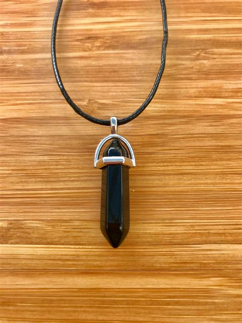 Black Onyx GemstoneBlack Onyx necklaceNatural Black Onyx | Etsy | Black ...