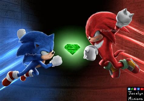 Sonic Vs Knuckles Movie v2 by JocelynMinions on DeviantArt in 2022 | Sonic vs knuckles, Sonic ...