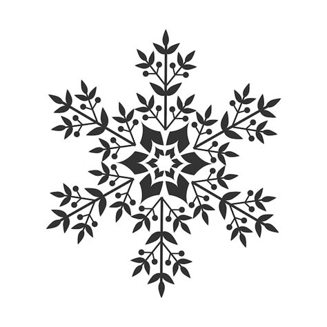 Premium Vector | Christmas snowflake clipart