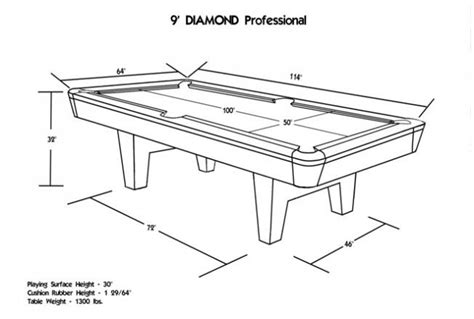 Diamond Billiards Professional Pool Table