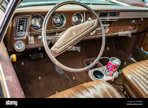 Des Moines, IA - July 02, 2022: High perspective interior view of a ...