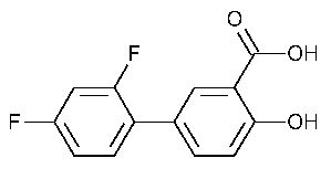 Diflunisal, chemical structure, molecular formula, Reference Standards