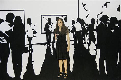 Alone In A Crowded Room Painting by Lynet McDonald