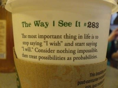 Starbucks Inspirational Quotes. QuotesGram