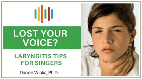 Laryngitis tips for singers - how to care for your voice - Total Voice Studio