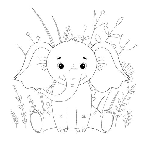 Elephant Coloring Pages: 12 Free & Fun Printable Elephant Coloring Pages for Kids & Adults ...