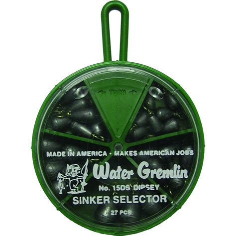 Water Gremlin Dipsey Lead Swivel Sinker Selector - Als.com