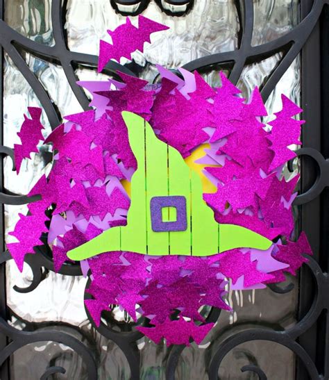 Halloween Front Door Bat Wreath