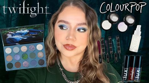 TWILIGHT X COLOURPOP COLLECTION 🌲💙 SWATCHES, REVIEW + TUTORIAL ...