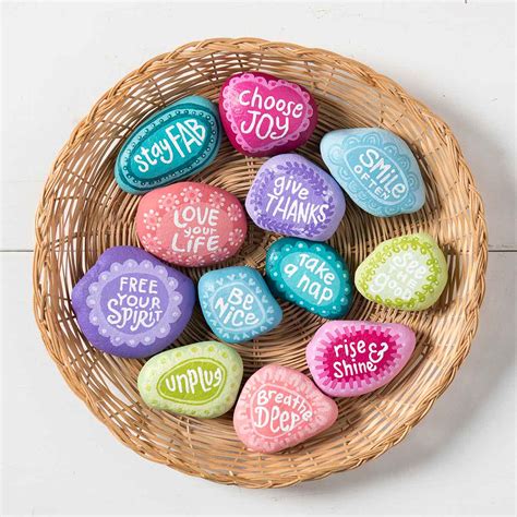 Feel-Good Painted Rocks DIY - Project | Plaid Online