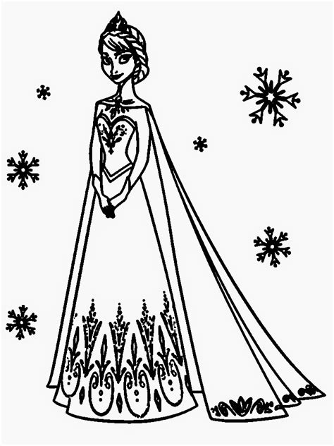 Downloads Frozen Coloring Pages Elsa