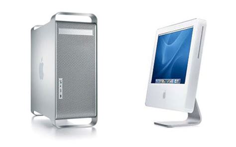 What are the major differences between the iMac G5 and the Power Macintosh G5?: EveryMac.com