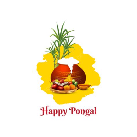 Happy Pongal Pot Vector Design, Pongal, Pongal Pot, Happy Pongal Day PNG and Vector with ...