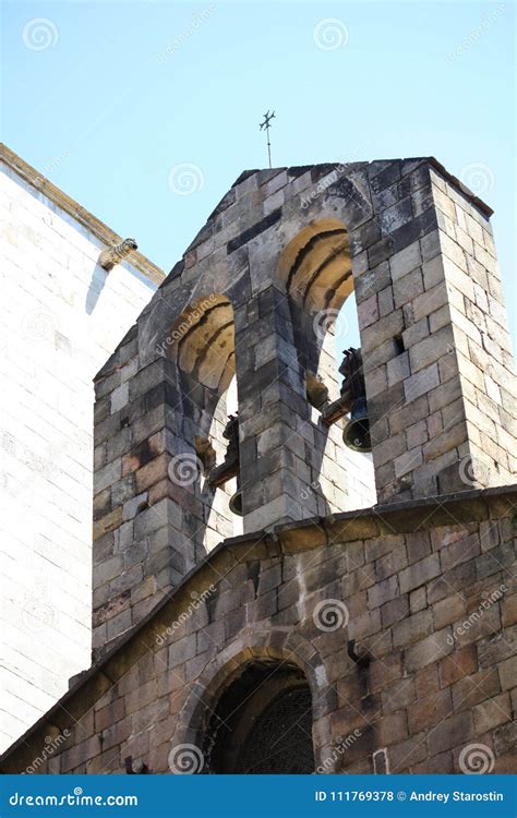 Historic Houses of Barri Gotic Stock Photo - Image of medieval, centre ...