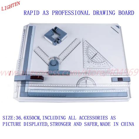 Resale and wholesale professional A3 rapid drawing board A3 size,double lock,draftsman tools ...