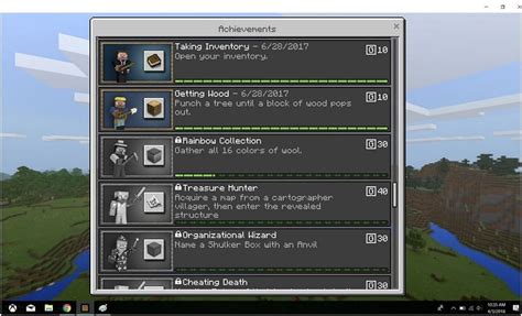 How to unlock achievements in Minecraft Bedrock