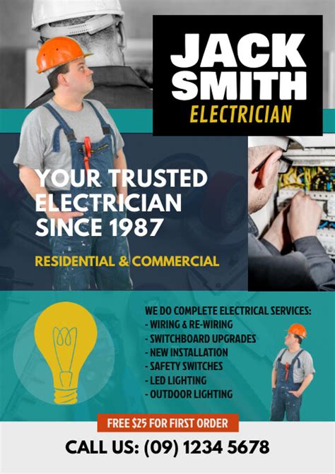 Electrician Flyer Template | PosterMyWall